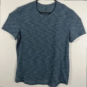 Lululemon Men’s Pulse Slub short sleeve shirt Blue XL